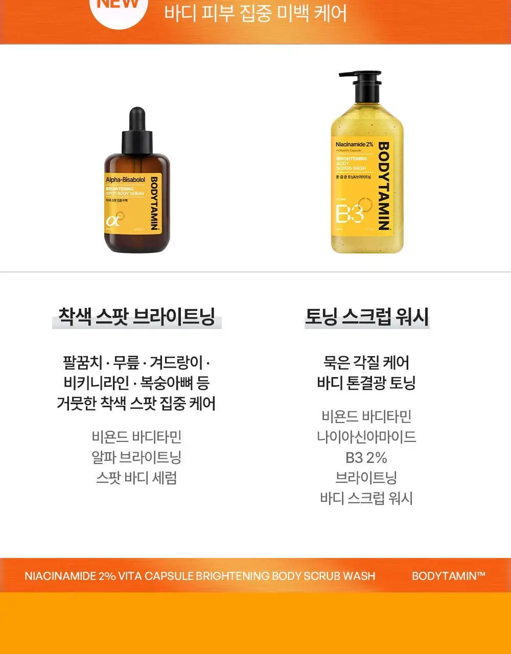 [NEW] 비욘드 바디타민 나이아신아마이드 B3 2% 비타 캡슐 브라이트닝 바디 스크럽 워시 500ml 상세페이지 47